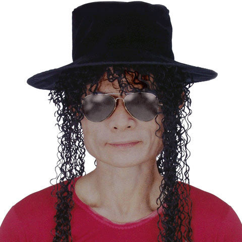 Pop Star Hat/Wig/Glasses