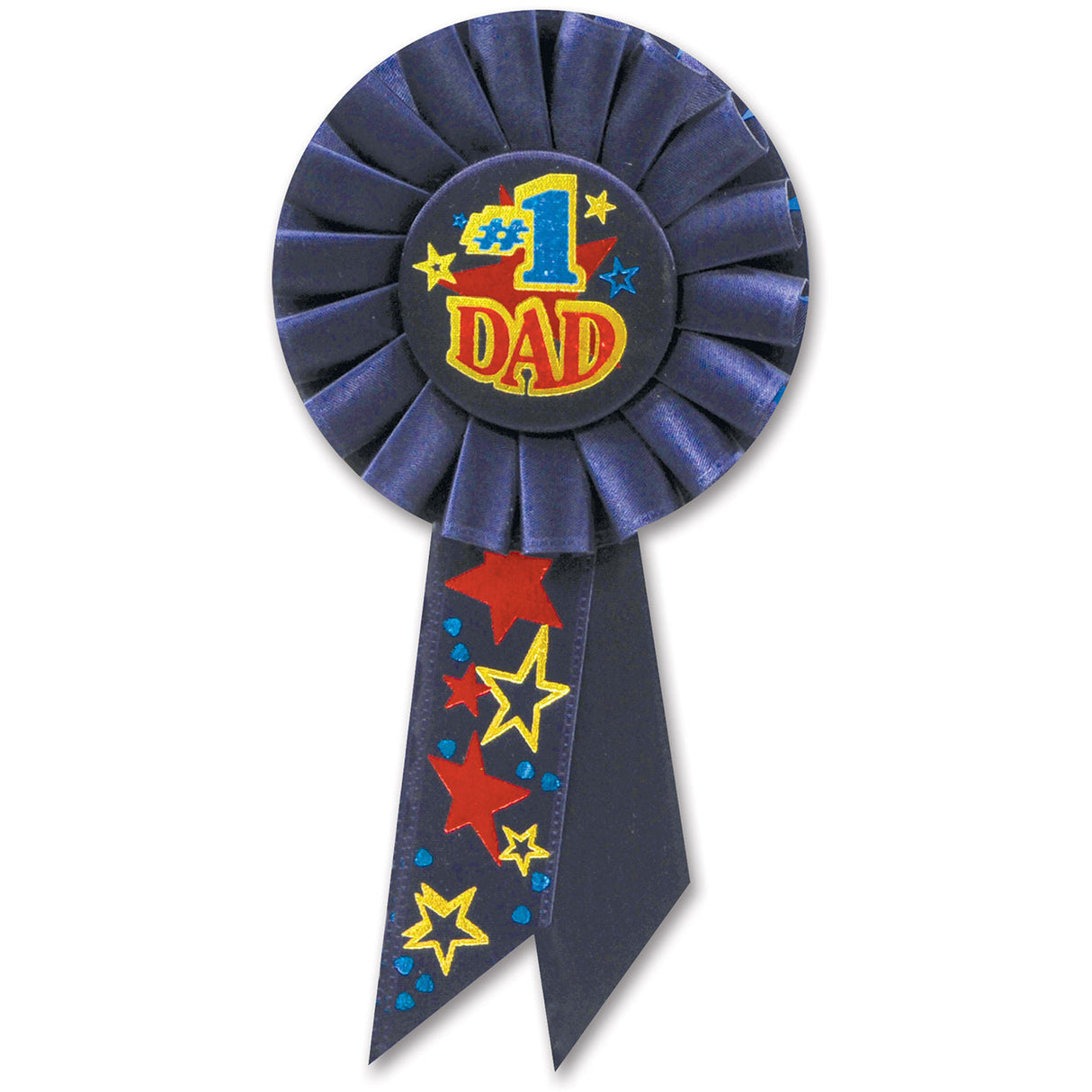 #1 Dad Rosette