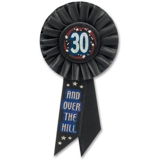 30 & Over-The-Hill Rosette
