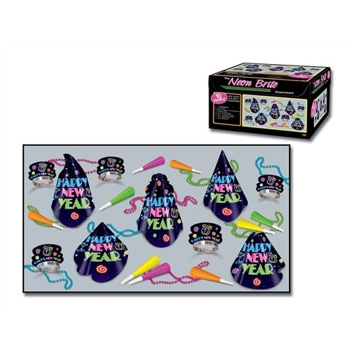 Neon Brite Party Assortment for 10