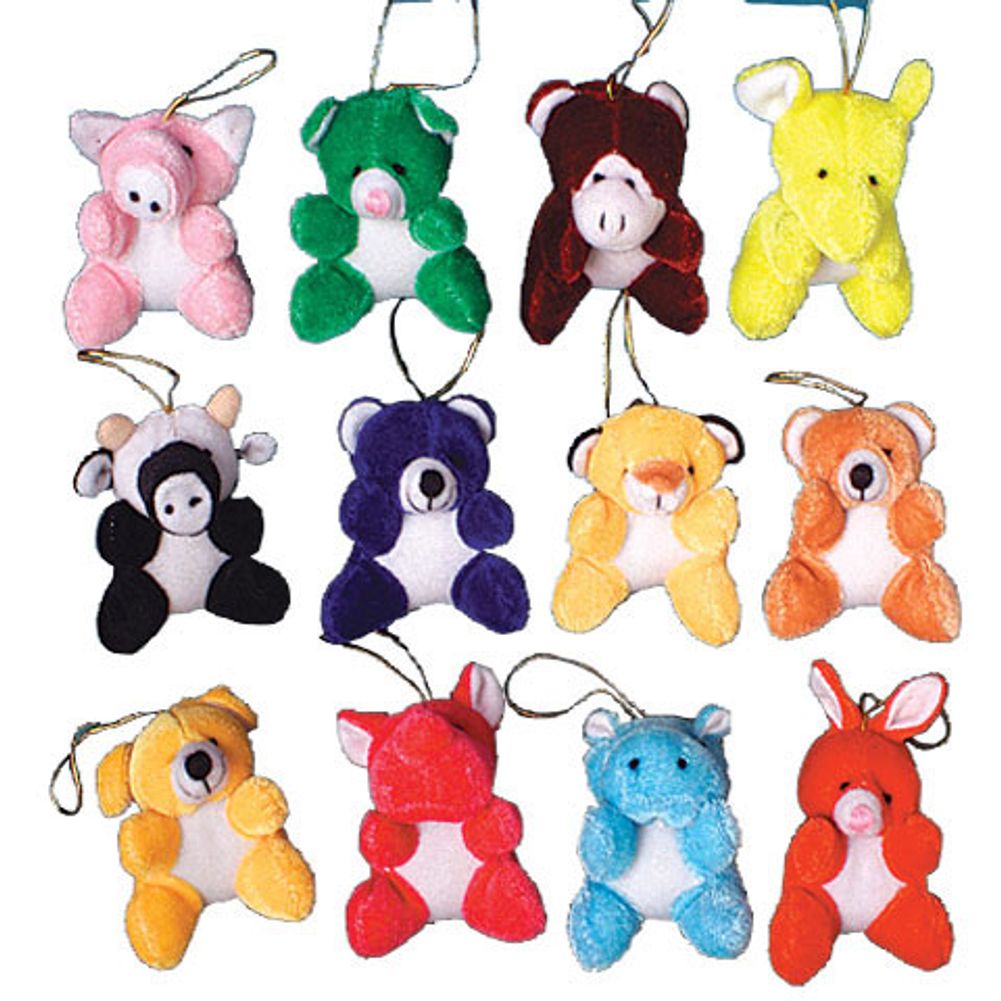Plush Mini Animals (12ct)