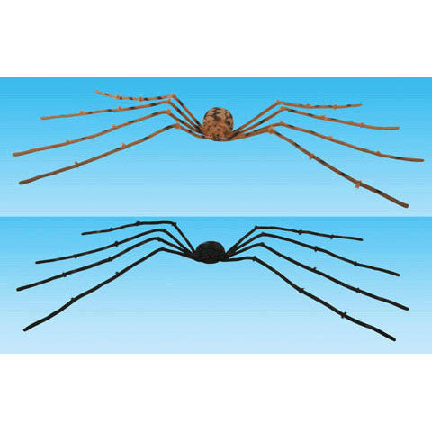 30" Black and Brown Posable Spider
