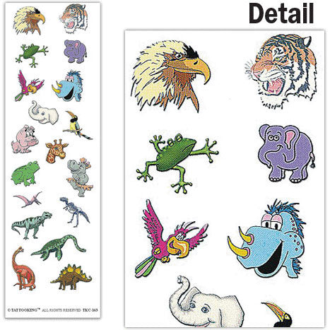 Cartoon Animal Tattoos