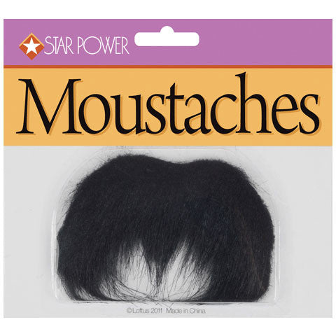 Bushy Moustache Black