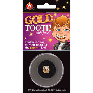 Gold Tooth w/Jewel