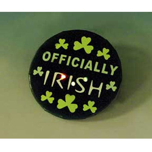 Light Up St. Pat's Button