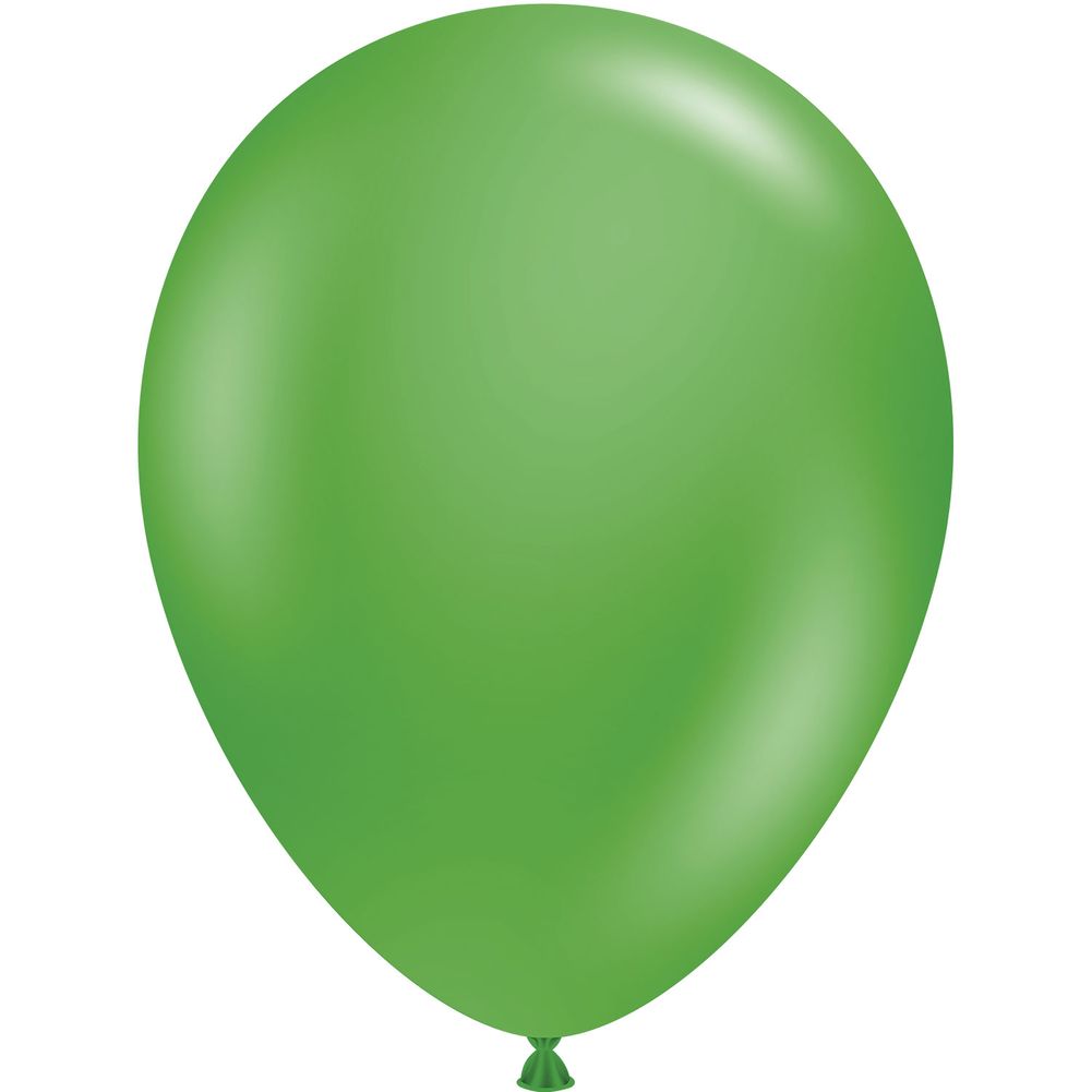 Tuftex 11" Green Standard Latex Balloons (100ct)