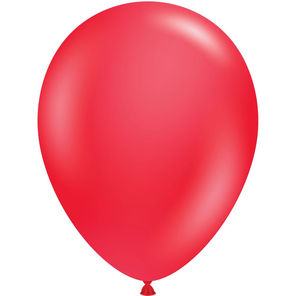 Tuftex 11" Red Standard Latex Balloons (100ct)