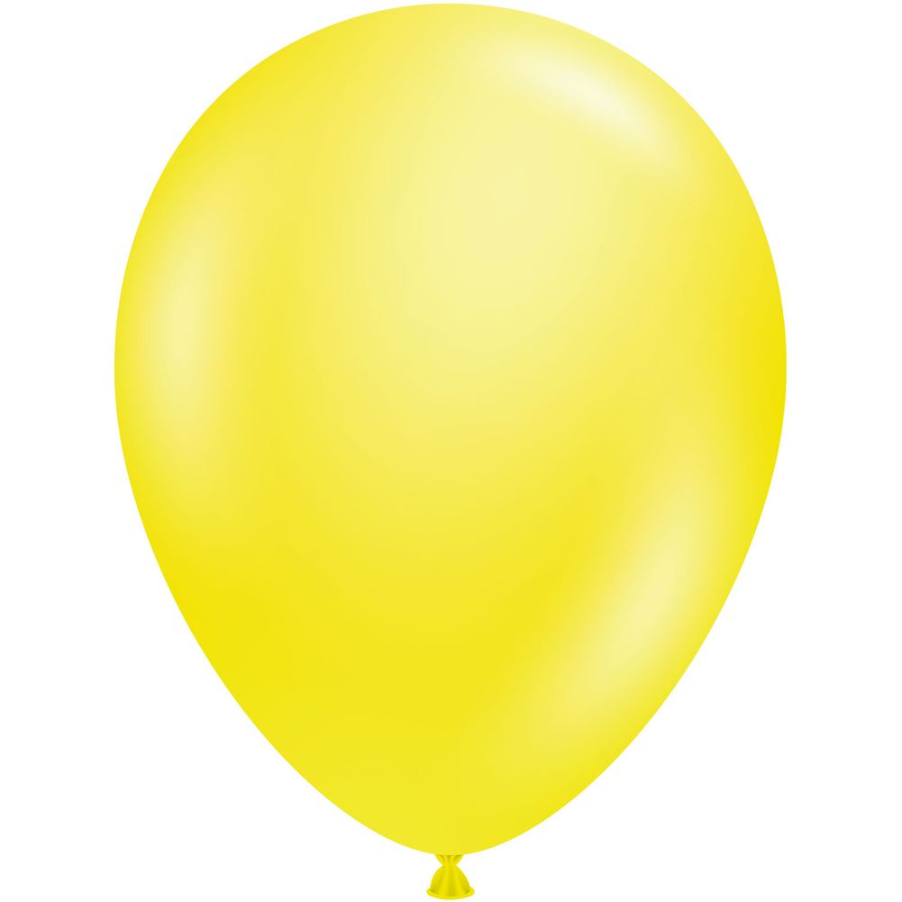 Tuftex 11" Crystal Yellow Latex Balloons (100ct)