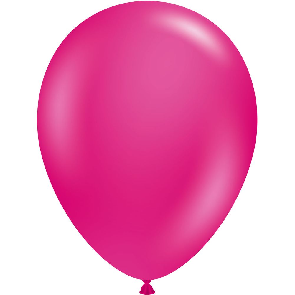 Tuftex 11" Crystal Magenta Latex Balloons (100ct)