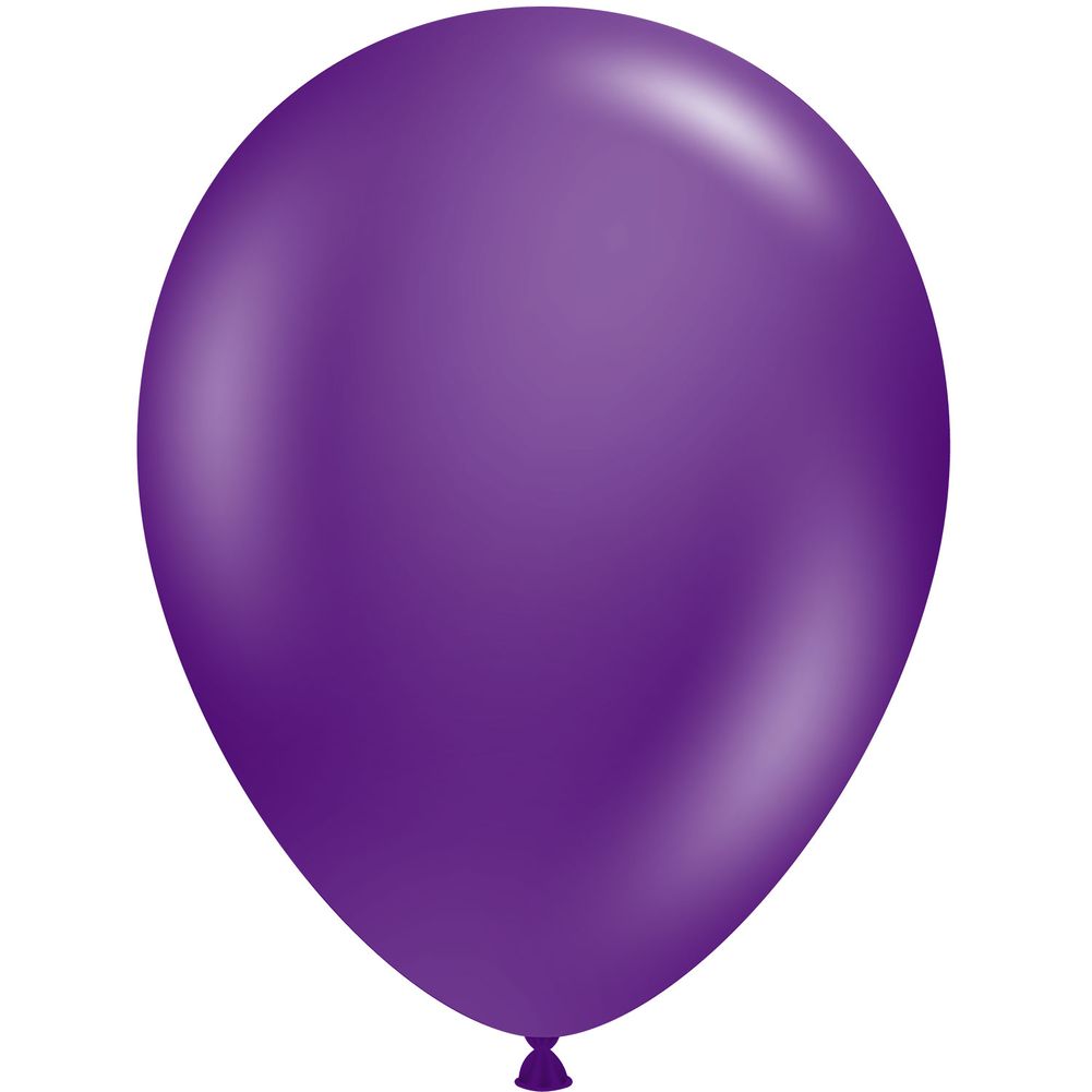 Tuftex 11" Crystal Purple Latex Balloons (100ct)