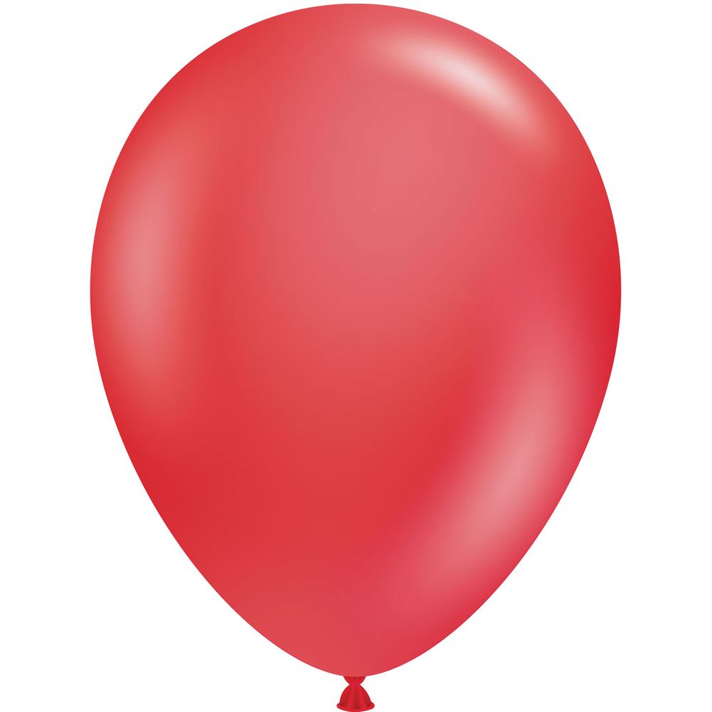 Tuftex 11" Crystal Red Latex Balloons (100ct)