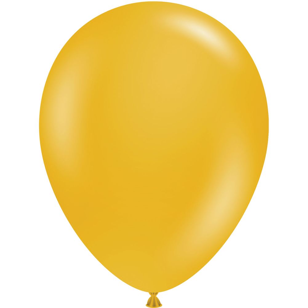 Tuftex 11" Mustard Pastel Latex Balloons (100ct)