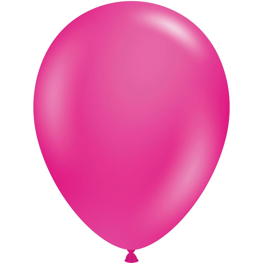 Tuftex 11" Hot Pink Pastel Latex Balloons (100ct)