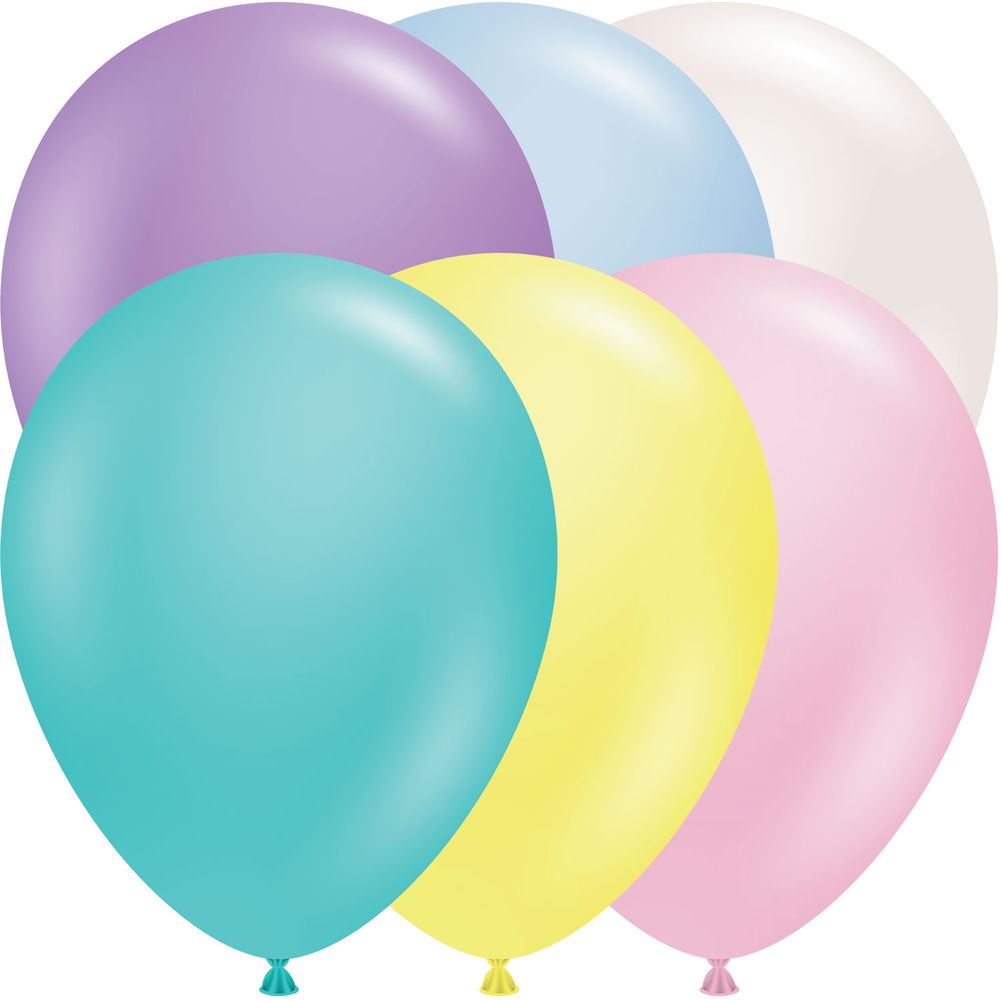 Tuftex 11" Metallic Pearl Asst Latex Balloons (100ct)