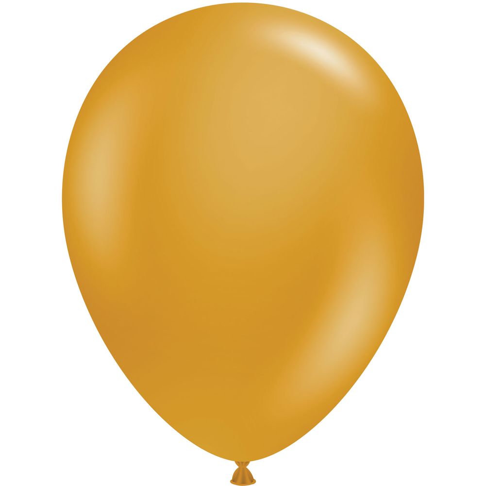 Tuftex 11" Metallic Gold Latex Balloons (100ct)