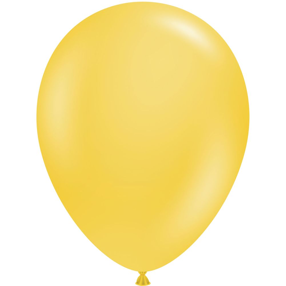 Tuftex 11" Goldenrod Pastel Latex Balloons (100ct)