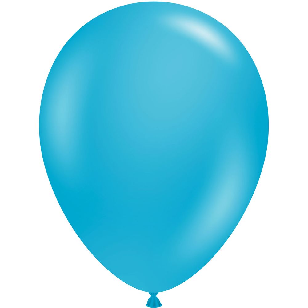 Tuftex 11" Turquoise Pastel Latex Balloons (100ct)