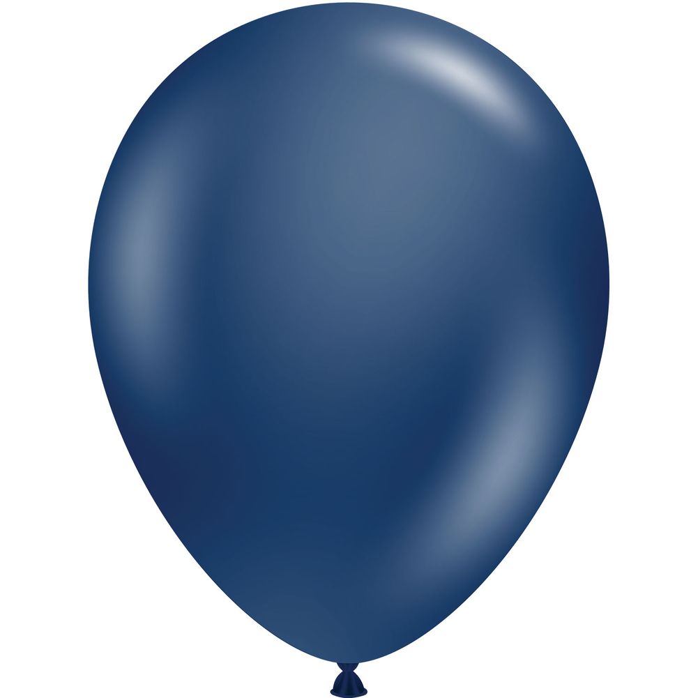 Tuftex 11" Metallic Midnight Blue Latex Balloons (100ct)