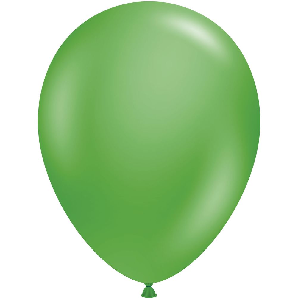 Tuftex 11" Metallic Green Latex Balloons (100ct)