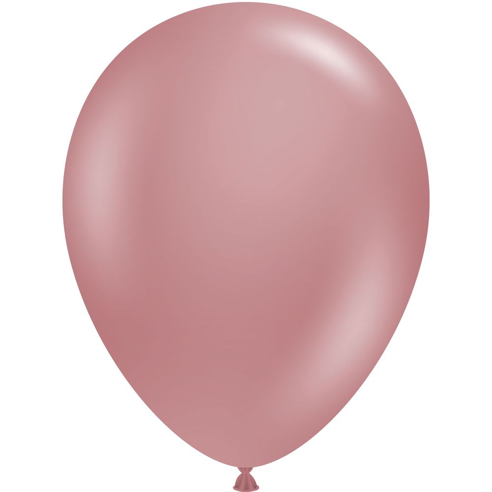 Tuftex 11" Canyon Rose Pastel Latex Balloons (100ct)