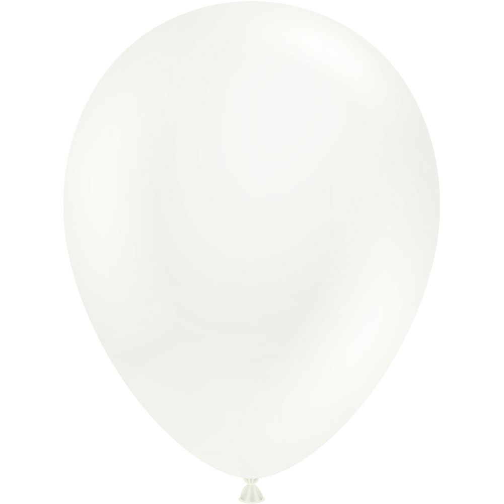 Tuftex 5" White Standard Latex Balloons (50ct)