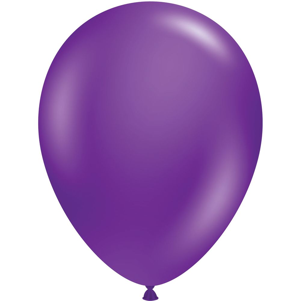 Tuftex 5" Plum Purple Pastel Latex Balloons (50ct)
