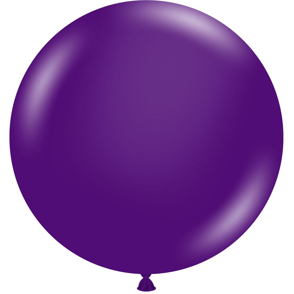 Tuftex 17" Crystal Purple Latex Balloons (50ct) US Novelty