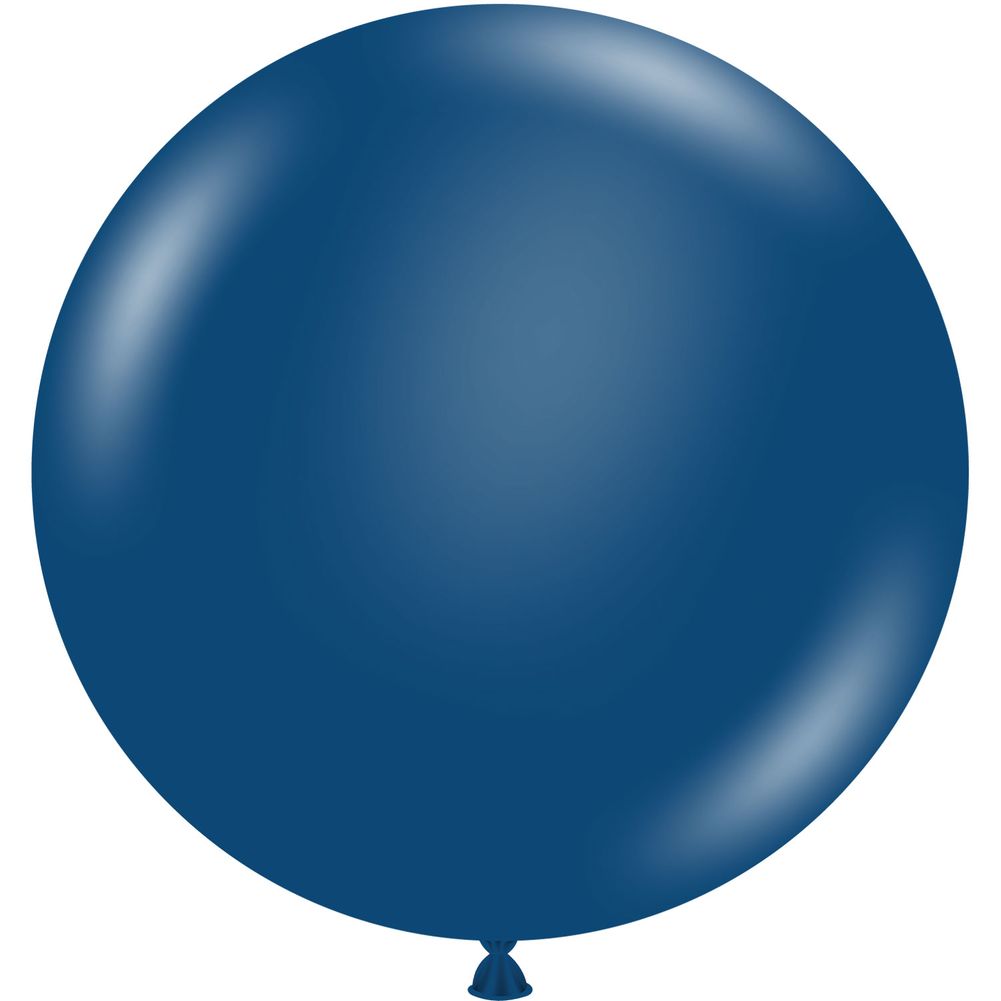 Tuftex 17" Navy Pastel Latex Balloons (50ct)
