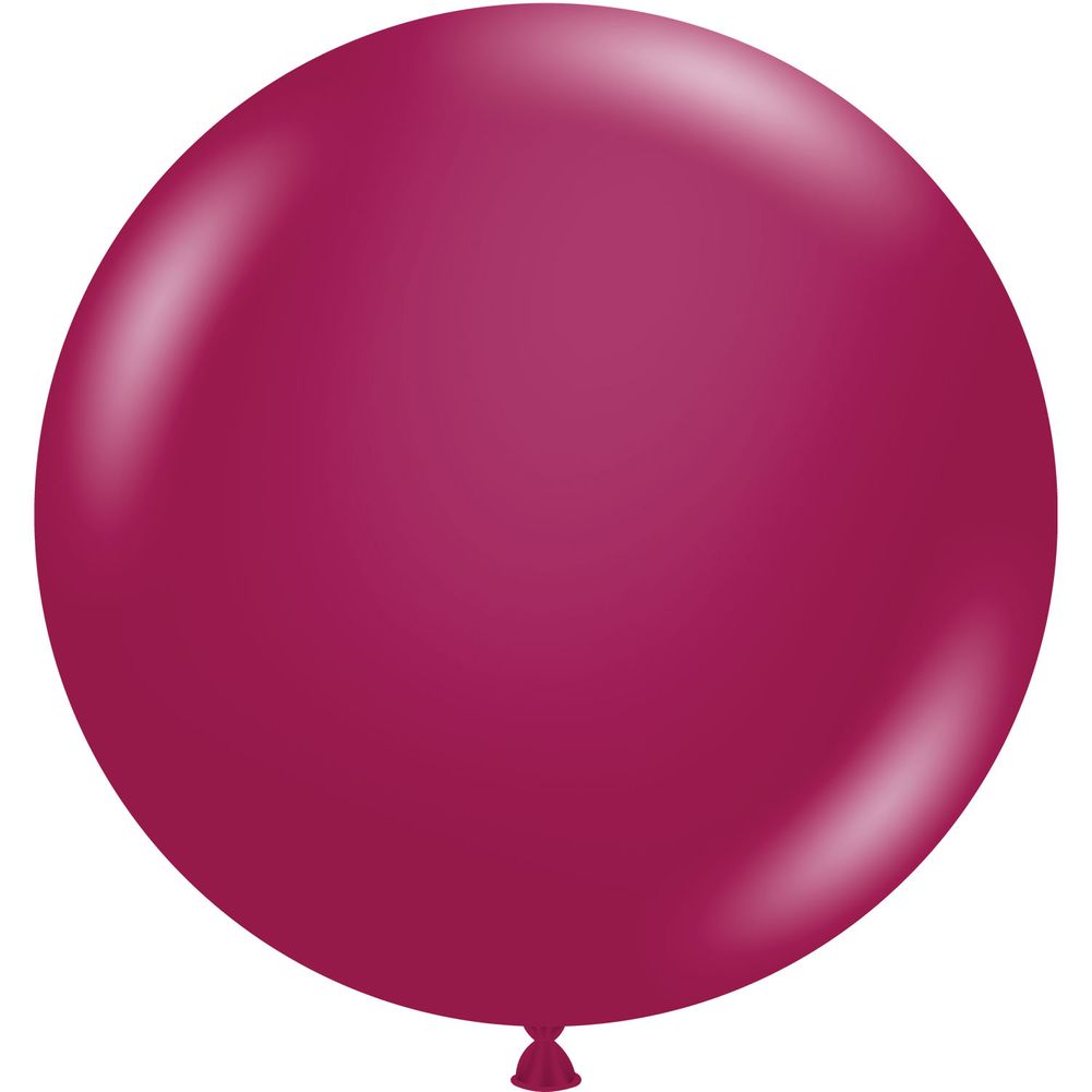 Tuftex 24" Crystal Burgundy Latex Balloons (25ct)