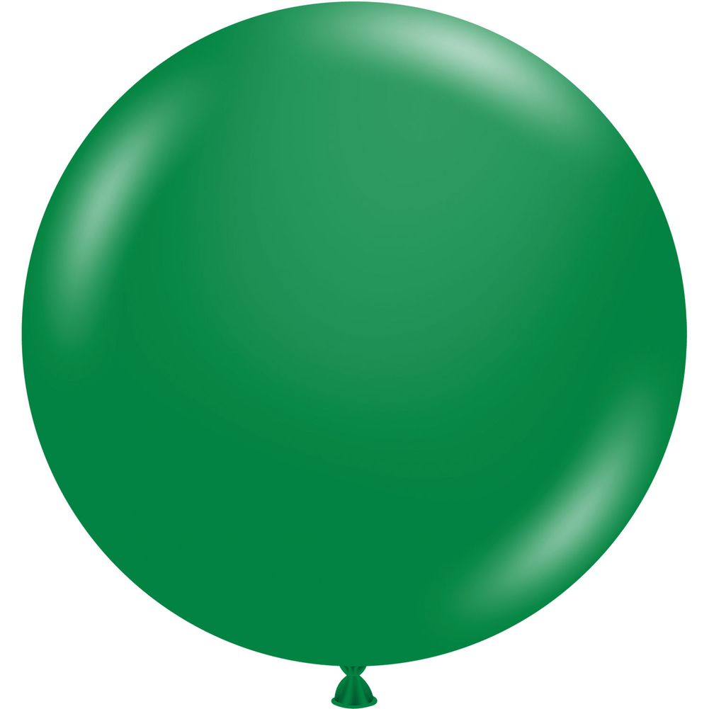Tuftex 24" Crystal Emerald Green Latex Balloons (25ct)