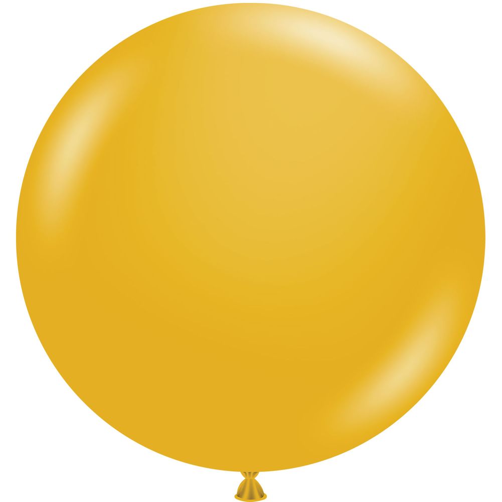 Tuftex 24" Mustard Pastel Latex Balloons (25ct)