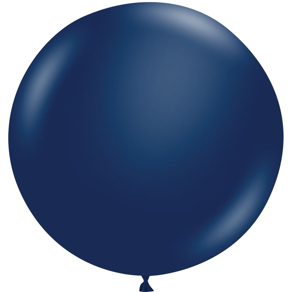 Tuftex 24" Metallic Midnight Blue Latex Balloons (25ct)