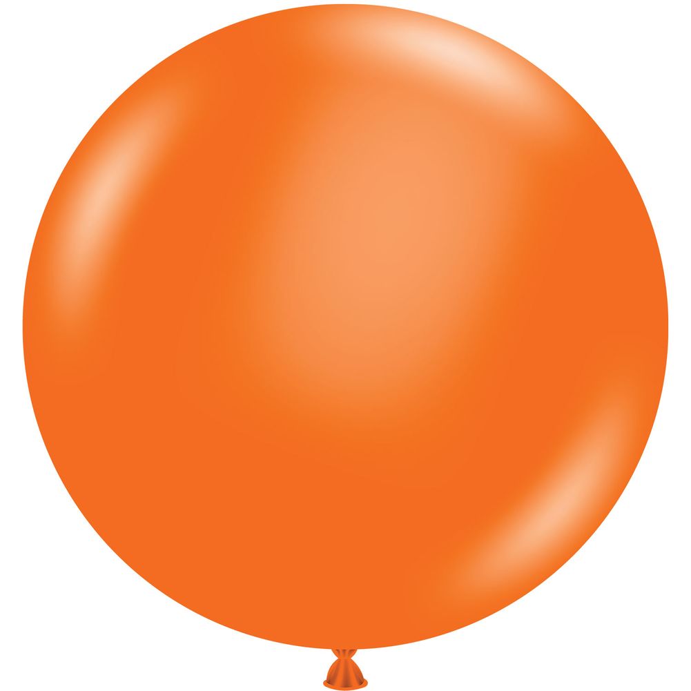 Tuftex 36" Orange Standard Latex Balloons (10ct)