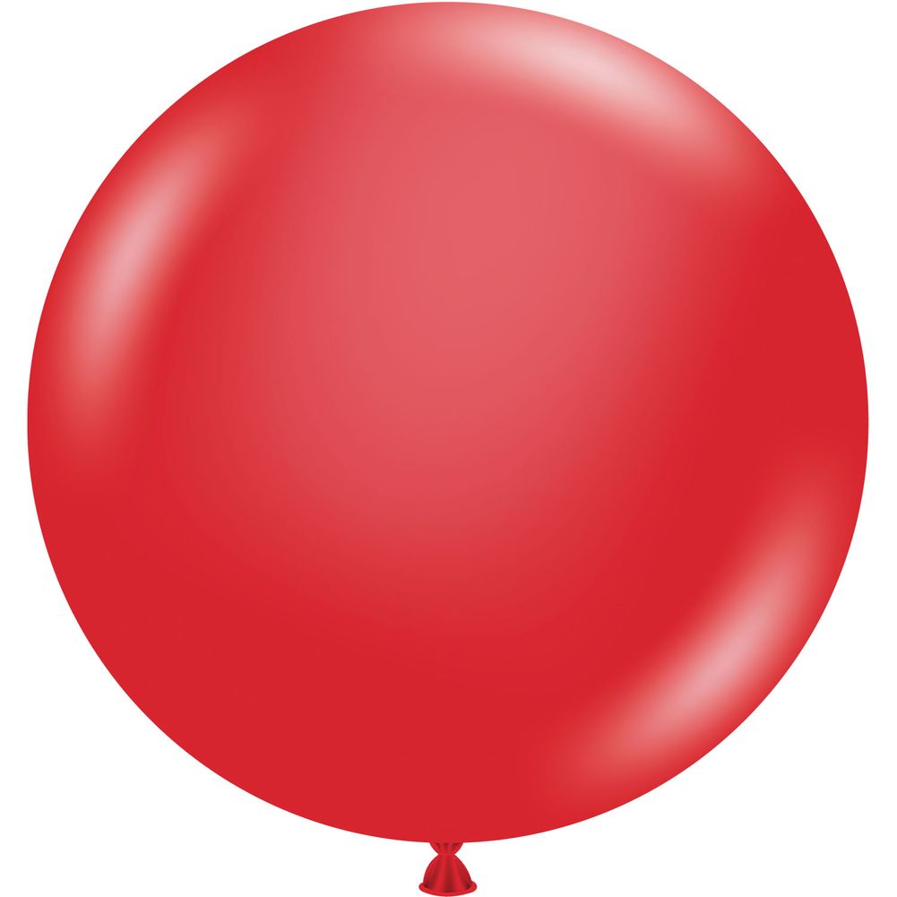 Tuftex 36" Crystal Red Latex Balloons (10ct)