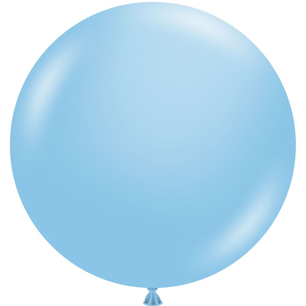 Tuftex 36" Baby Blue Pastel Latex Balloons (10ct)