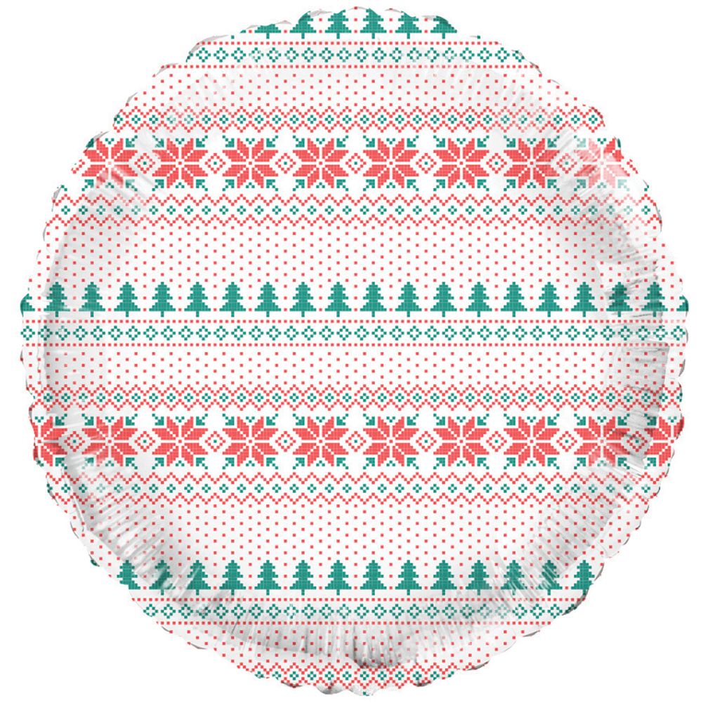 18" UGLY SWEATER PRINT