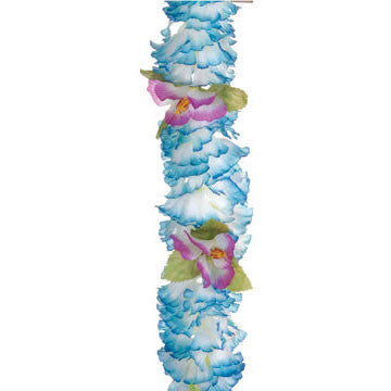 Fluffy Neon Blue Lei (1ct)