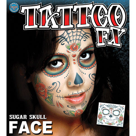 Sugar Skull Costume Face Kit