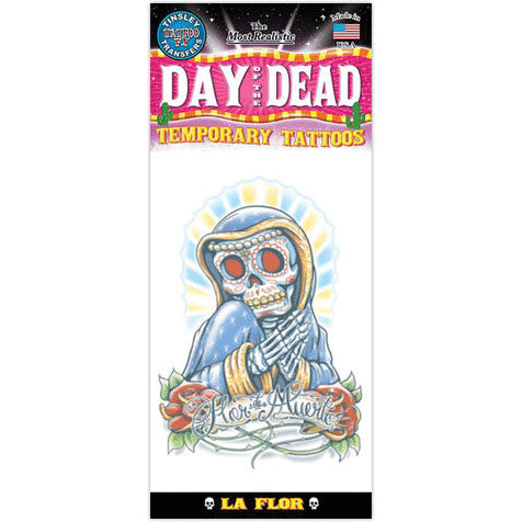 La Flor Day Of The Dead Tattoo
