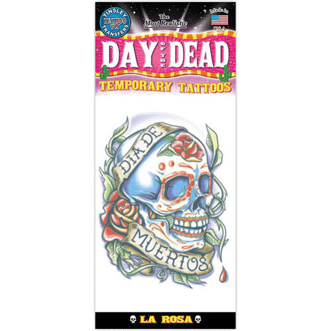 La Rosa Day Of The Dead Tattoo