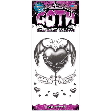 DEAD INSIDE GOTH TATTOO