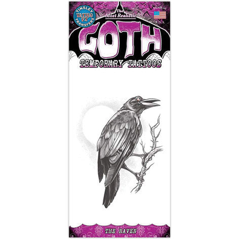 THE RAVEN GOTH TATTOO