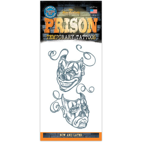NOW AND LATER PRISON TATTOO