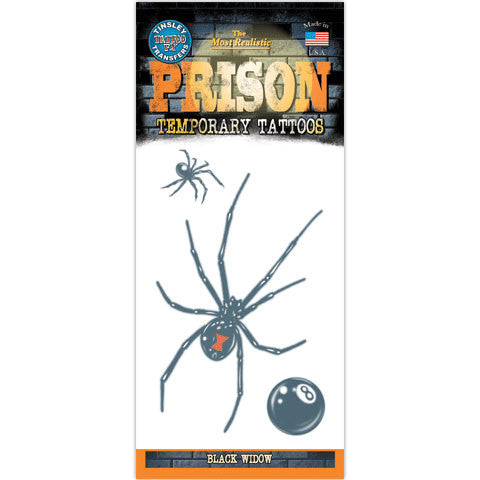 BLACK WIDOW PRISON TATTOO