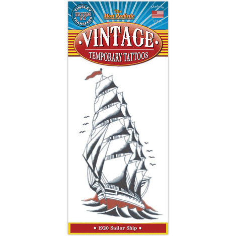 Ship 1920 Vintage Tattoo