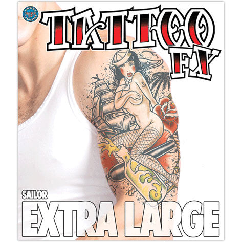 Sailor Extra Large Tattoo