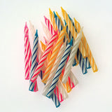 Striped Birthday Candles