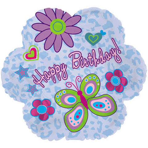 18" Happy Birthday Glitz