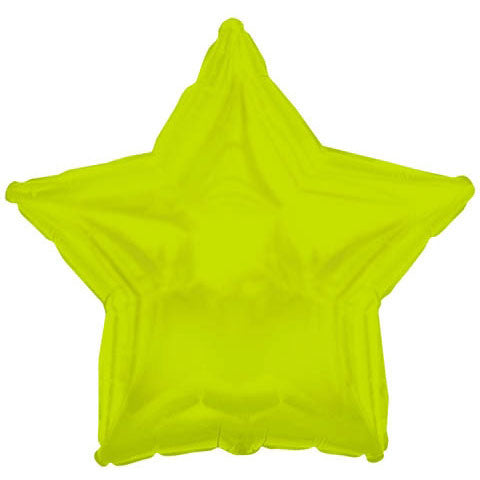 18" Lime Green Star Shape Cti